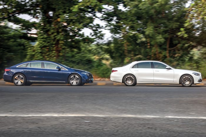 Mercedes-Benz S 350d and EQS 580: the 'S' factor